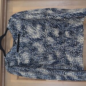 Express ruffle shoulder blouse